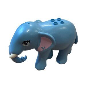 Lego Friends Jungle Elephant Figure #41424 Blue Animal Minifigure